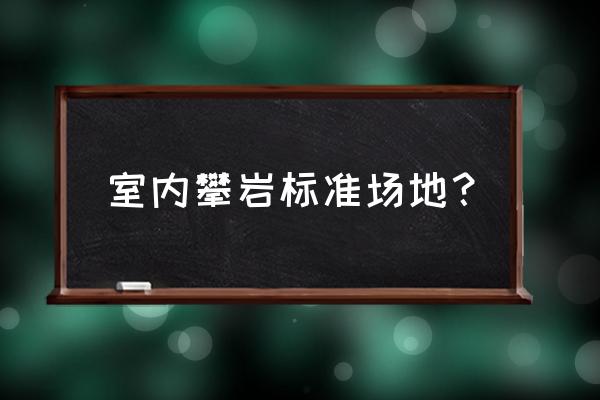 北海哪家有室内攀岩的地方 室内攀岩标准场地？