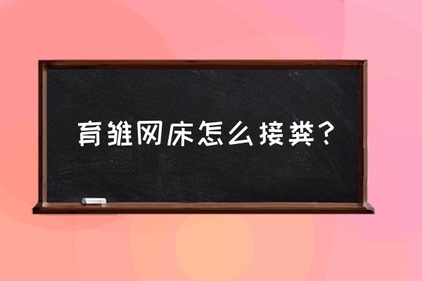 小鸡雏用多大孔塑料网床 育雏网床怎么接粪？