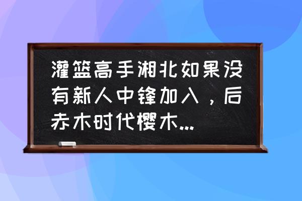 灌篮高手后期最强阵容 灌篮高手湘北如果没有新人中锋加入，后赤木时代樱木花道加流川枫能否撑起湘北的内线？