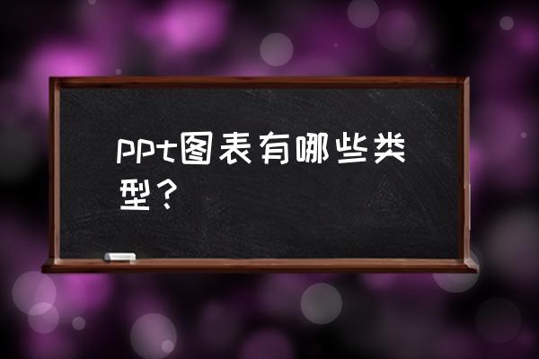 ppt数据分析图如何制作 ppt图表有哪些类型？