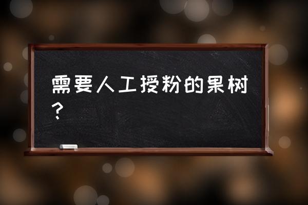 果树人工授粉正确方法 需要人工授粉的果树？